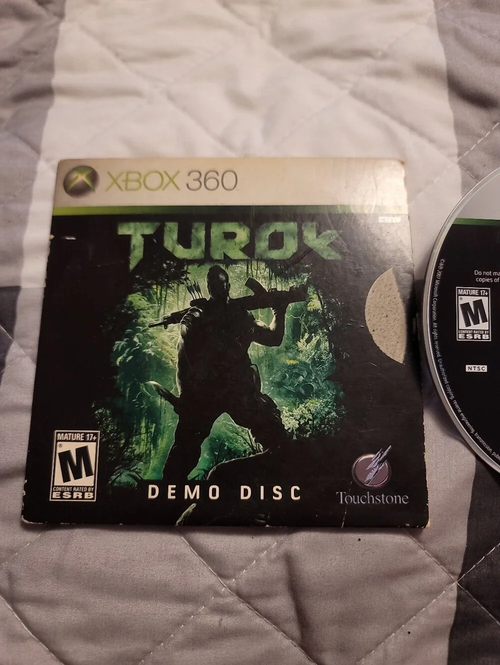 Turok Xbox 360 Demo Disc Not For Resale RARE
